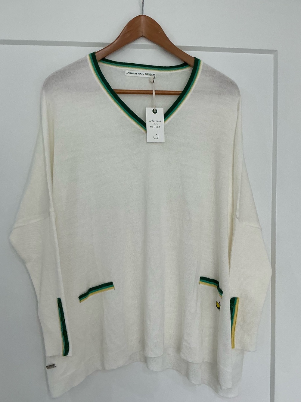 Masters Mersea v-neck sweater 2026 NWT